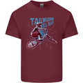 Tailwhippin BMX Cycling Bicycle Mens Cotton T-Shirt Tee Top Maroon