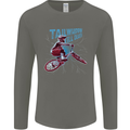 Tailwhippin BMX Cycling Bicycle Mens Long Sleeve T-Shirt Charcoal