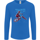 Tailwhippin BMX Cycling Bicycle Mens Long Sleeve T-Shirt Royal Blue