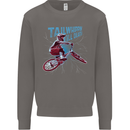 Tailwhippin BMX Cycling Bicycle Mens Sweatshirt Jumper Charcoal