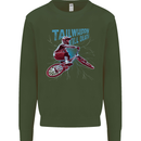 Tailwhippin BMX Cycling Bicycle Mens Sweatshirt Jumper Forest Green