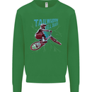 Tailwhippin BMX Cycling Bicycle Mens Sweatshirt Jumper Irish Green