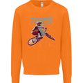 Tailwhippin BMX Cycling Bicycle Mens Sweatshirt Jumper Orange