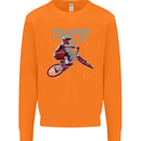 Tailwhippin BMX Cycling Bicycle Mens Sweatshirt Jumper Orange