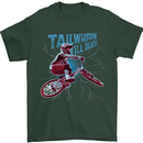 Tailwhippin BMX Cycling Bicycle Mens T-Shirt 100% Cotton Forest Green
