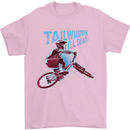 Tailwhippin BMX Cycling Bicycle Mens T-Shirt 100% Cotton Light Pink
