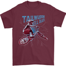 Tailwhippin BMX Cycling Bicycle Mens T-Shirt 100% Cotton Maroon