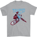 Tailwhippin BMX Cycling Bicycle Mens T-Shirt 100% Cotton Sports Grey