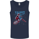 Tailwhippin BMX Cycling Bicycle Mens Vest Tank Top Navy Blue