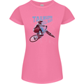 Tailwhippin BMX Cycling Bicycle Womens Petite Cut T-Shirt Azalea