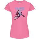 Tailwhippin BMX Cycling Bicycle Womens Petite Cut T-Shirt Azalea
