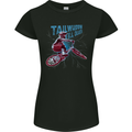 Tailwhippin BMX Cycling Bicycle Womens Petite Cut T-Shirt Black