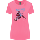 Tailwhippin BMX Cycling Bicycle Womens Wider Cut T-Shirt Azalea