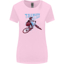 Tailwhippin BMX Cycling Bicycle Womens Wider Cut T-Shirt Light Pink