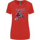 Tailwhippin BMX Cycling Bicycle Womens Wider Cut T-Shirt Red