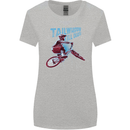 Tailwhippin BMX Cycling Bicycle Womens Wider Cut T-Shirt Sports Grey