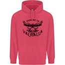 Take Me To Valhalla Viking Skull Odin Thor Childrens Kids Hoodie Heliconia