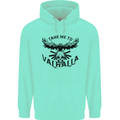Take Me To Valhalla Viking Skull Odin Thor Childrens Kids Hoodie Peppermint