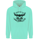 Take Me To Valhalla Viking Skull Odin Thor Childrens Kids Hoodie Peppermint