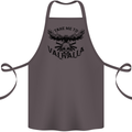Take Me To Valhalla Viking Skull Odin Thor Cotton Apron 100% Organic Dark Grey