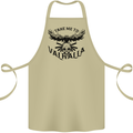 Take Me To Valhalla Viking Skull Odin Thor Cotton Apron 100% Organic Khaki