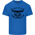 Take Me To Valhalla Viking Skull Odin Thor Kids T-Shirt Childrens Royal Blue