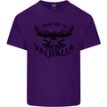 Take Me To Valhalla Viking Skull Odin Thor Mens Cotton T-Shirt Tee Top Purple