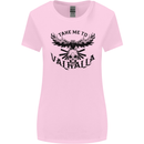 Take Me To Valhalla Viking Skull Odin Thor Womens Wider Cut T-Shirt Light Pink