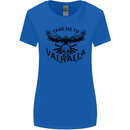 Take Me To Valhalla Viking Skull Odin Thor Womens Wider Cut T-Shirt Royal Blue