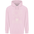 Take Me to the Mountains Trekking Hiking Childrens Kids Hoodie Light Pink