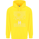 Take Me to the Mountains Trekking Hiking Childrens Kids Hoodie Yellow