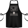 Take Me to the Mountains Trekking Hiking Cotton Apron 100% Organic Black
