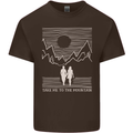 Take Me to the Mountains Trekking Hiking Kids T-Shirt Childrens Chocolate