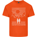 Take Me to the Mountains Trekking Hiking Kids T-Shirt Childrens Orange