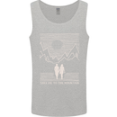 Take Me to the Mountains Trekking Hiking Mens Vest Tank Top Sports Grey