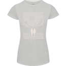 Take Me to the Mountains Trekking Hiking Womens Petite Cut T-Shirt Sports Grey