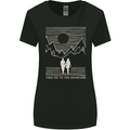 Take Me to the Mountains Trekking Hiking Womens Wider Cut T-Shirt Black