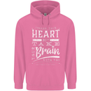 Take Your Heart With You Slogan Childrens Kids Hoodie Azalea