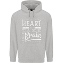 Take Your Heart With You Slogan Childrens Kids Hoodie Sports Grey