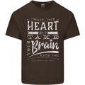 Take Your Heart With You Slogan Kids T-Shirt Childrens Chocolate