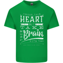 Take Your Heart With You Slogan Kids T-Shirt Childrens Irish Green