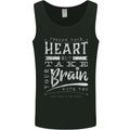 Take Your Heart With You Slogan Mens Vest Tank Top Black
