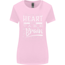 Take Your Heart With You Slogan Womens Wider Cut T-Shirt Light Pink