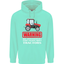 Talking About Tractors Funny Farmer Farm Childrens Kids Hoodie Peppermint