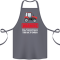 Talking About Tractors Funny Farmer Farm Cotton Apron 100% Organic Steel