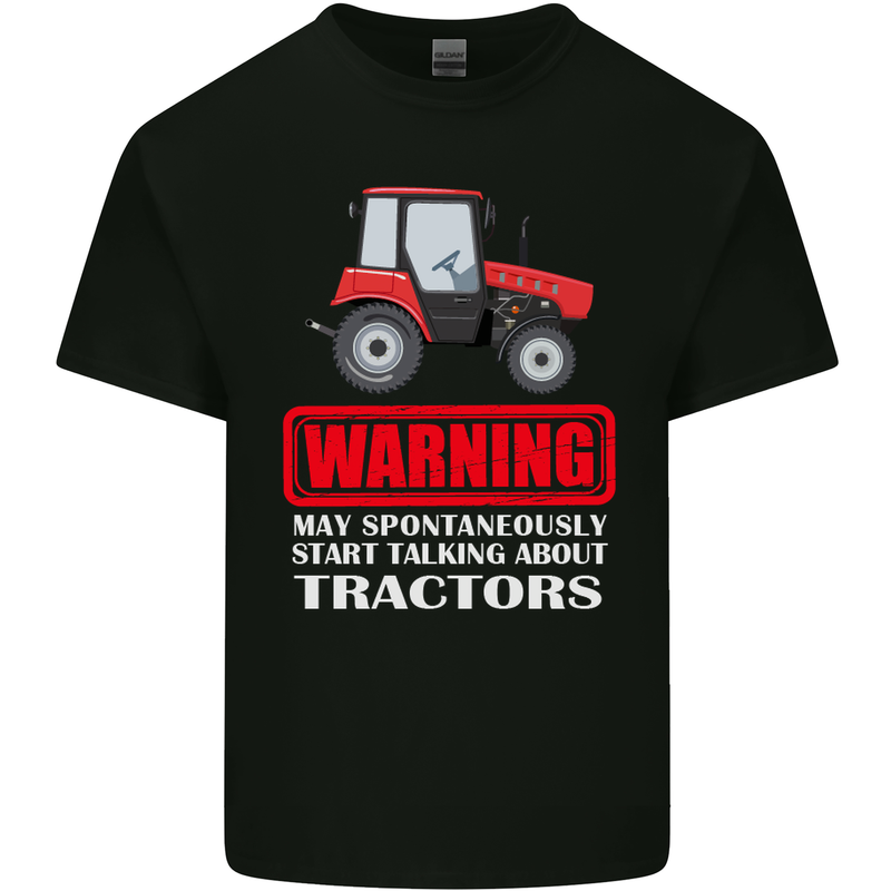 Talking About Tractors Funny Farmer Farm Kids T-Shirt Childrens Black