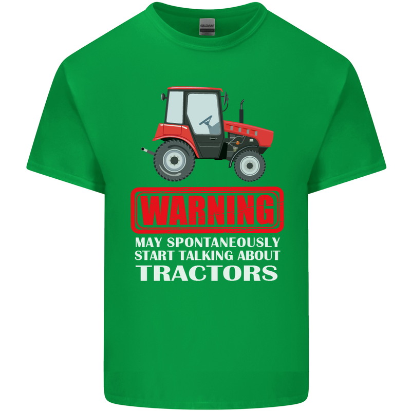 Talking About Tractors Funny Farmer Farm Kids T-Shirt Childrens Irish Green