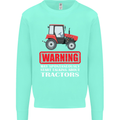Talking About Tractors Funny Farmer Farm Mens Sweatshirt Jumper Peppermint