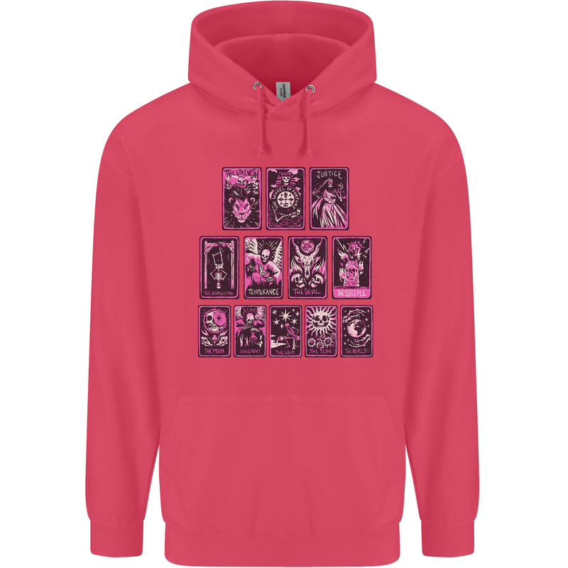 Tarot Cards Fortune Teller Skulls Childrens Kids Hoodie Heliconia
