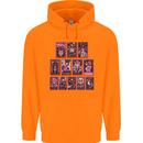 Tarot Cards Fortune Teller Skulls Childrens Kids Hoodie Orange